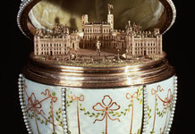 House Of Fabergé Gatchina Palace Egg Walters 44500 Open View B